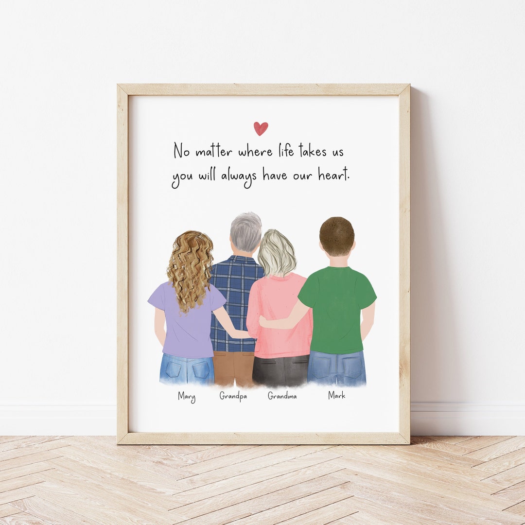 Personalized Grandkids 2 Layered Wooden Art - Gift Idea For Family/Grandparents - Up to 15 Names main image 1