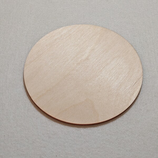 Wood Johns Shape Shop™ - Wood Circles 1" 2" 3" 4" 5" 6" by 1/8" Shapes Unfinished Plain Birch for Crafts Coasters Ornaments