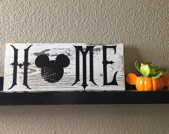 Disney Halloween Home Sign, Disney Home Decor