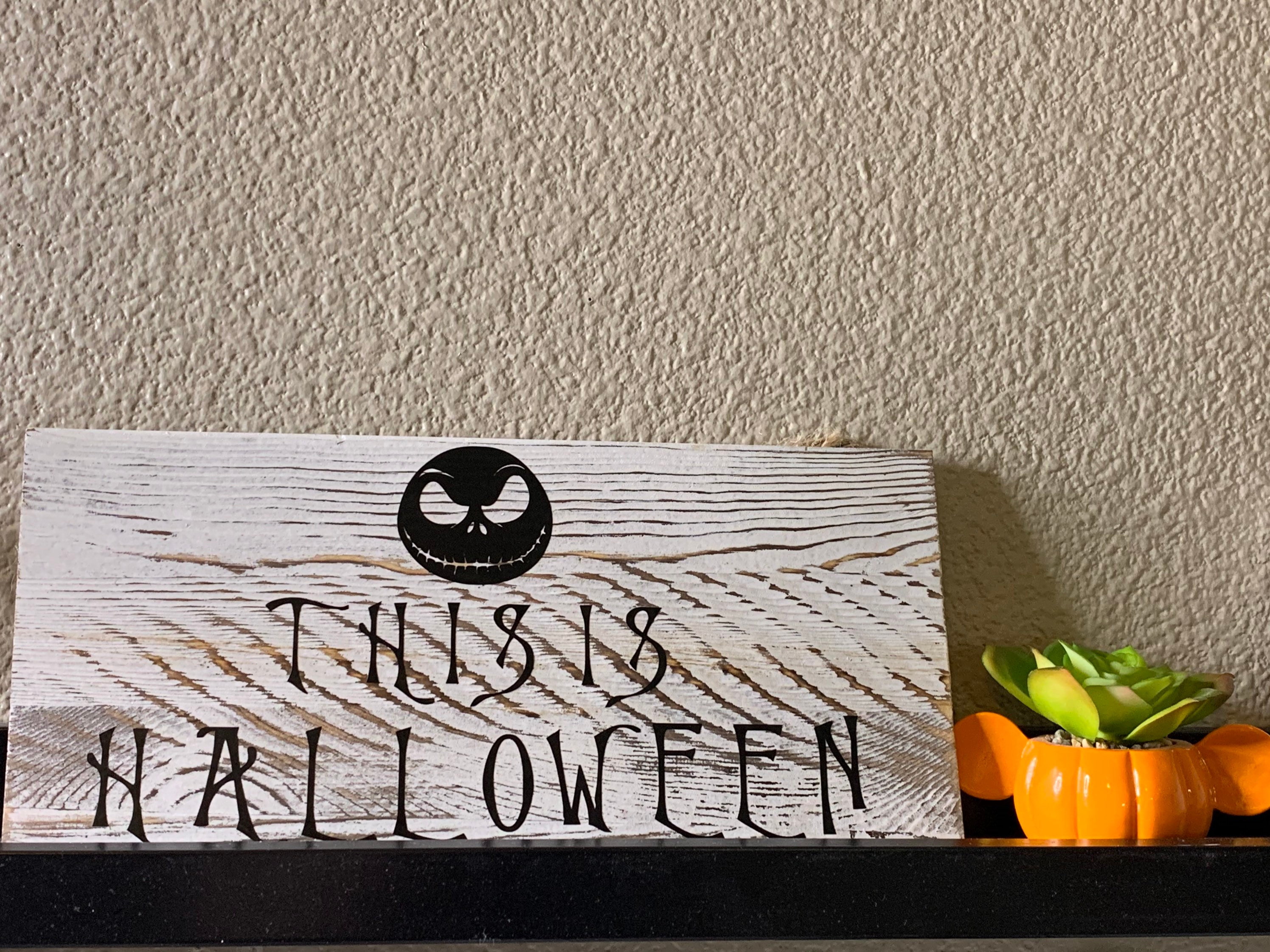 Disney Halloween Sign Halloween Home Decor Etsy Canada