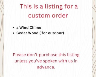Custom  wind chime