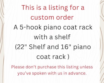 Piano Coat Rack With Shelf Entryway Organizer