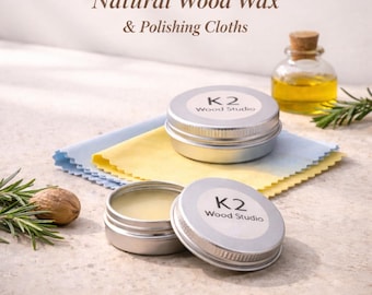 Food Safe Wood Wax Beeswax Wood Conditioner Cutting Board Butter Butcher Block Wax Furniture Polish Mineral Oil Natural Wood Care Finish Eco