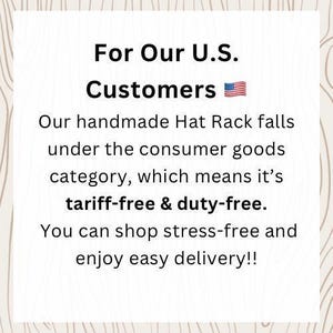 Wooden Hat Rack for Baseball Cap Wall Mount Hat Holder Gift for Men Golf Cap Holder Birthday Gift Husband Christmas Entryway Storage Hanger image 16