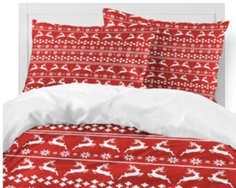 cot bed xmas bedding