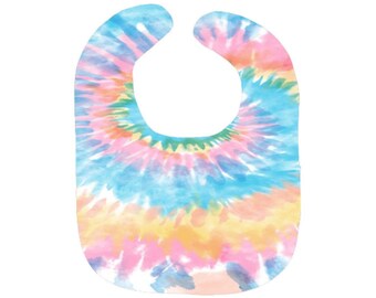 tie dye bibs
