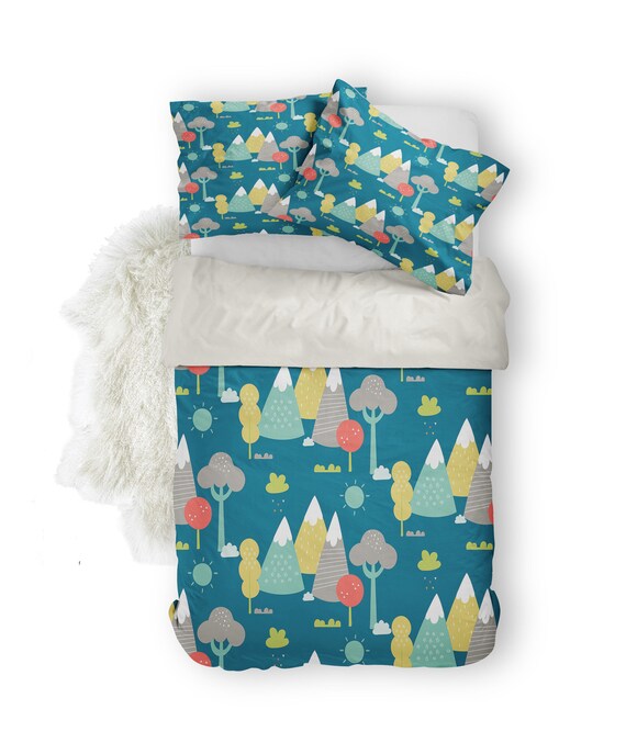 kids mountain bedding