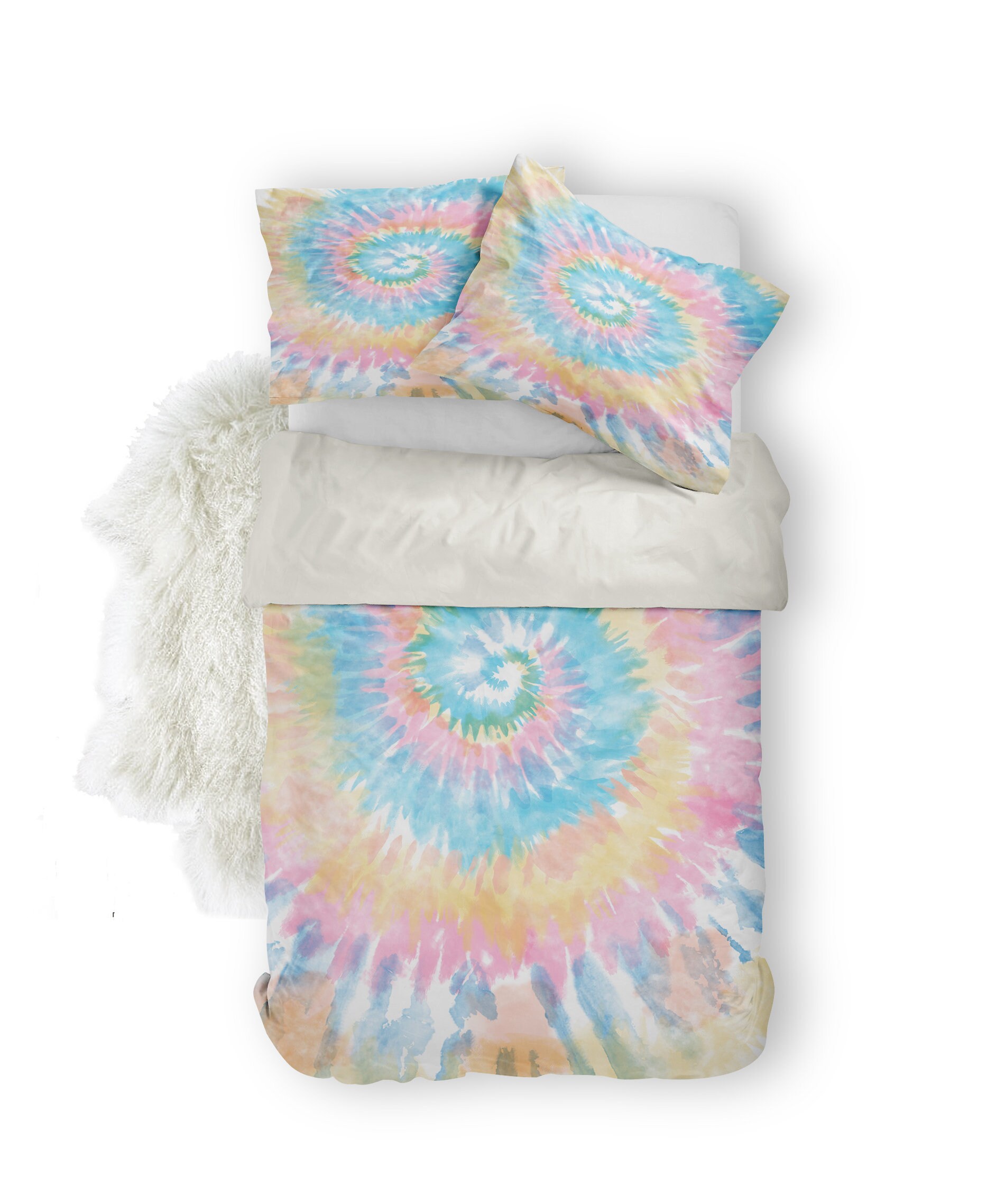 Tie Dye Bedding Kid's Bedding Tie Dye Comforter Tie Dye Etsy