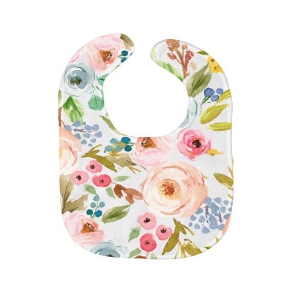 floral baby bibs