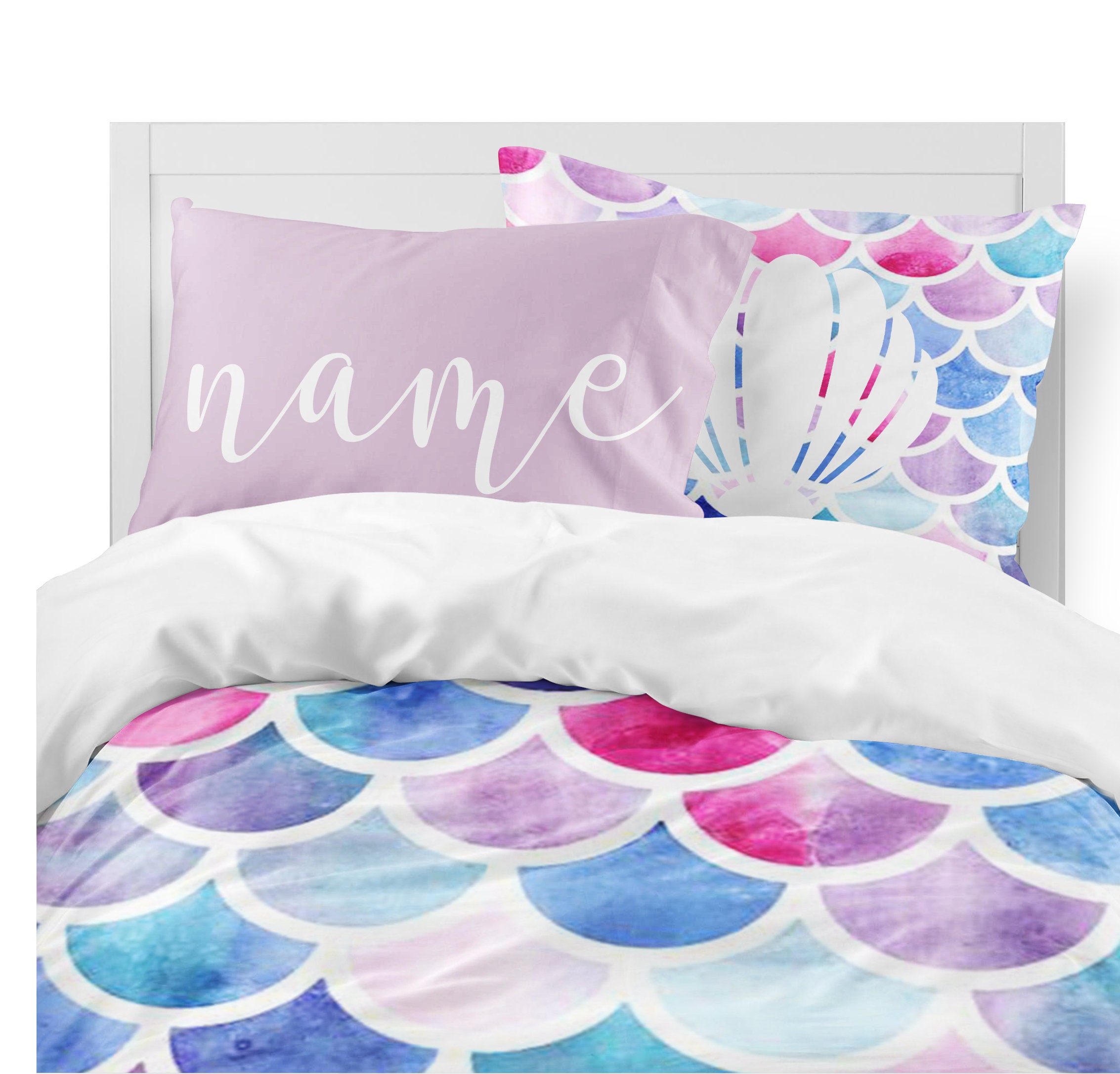 mermaid queen comforter set