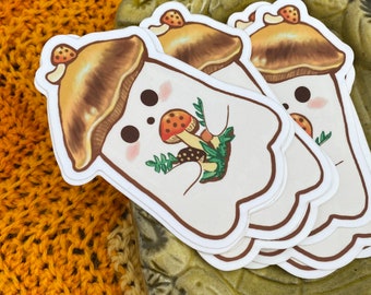 Joyeux champignon fantôme Sticker