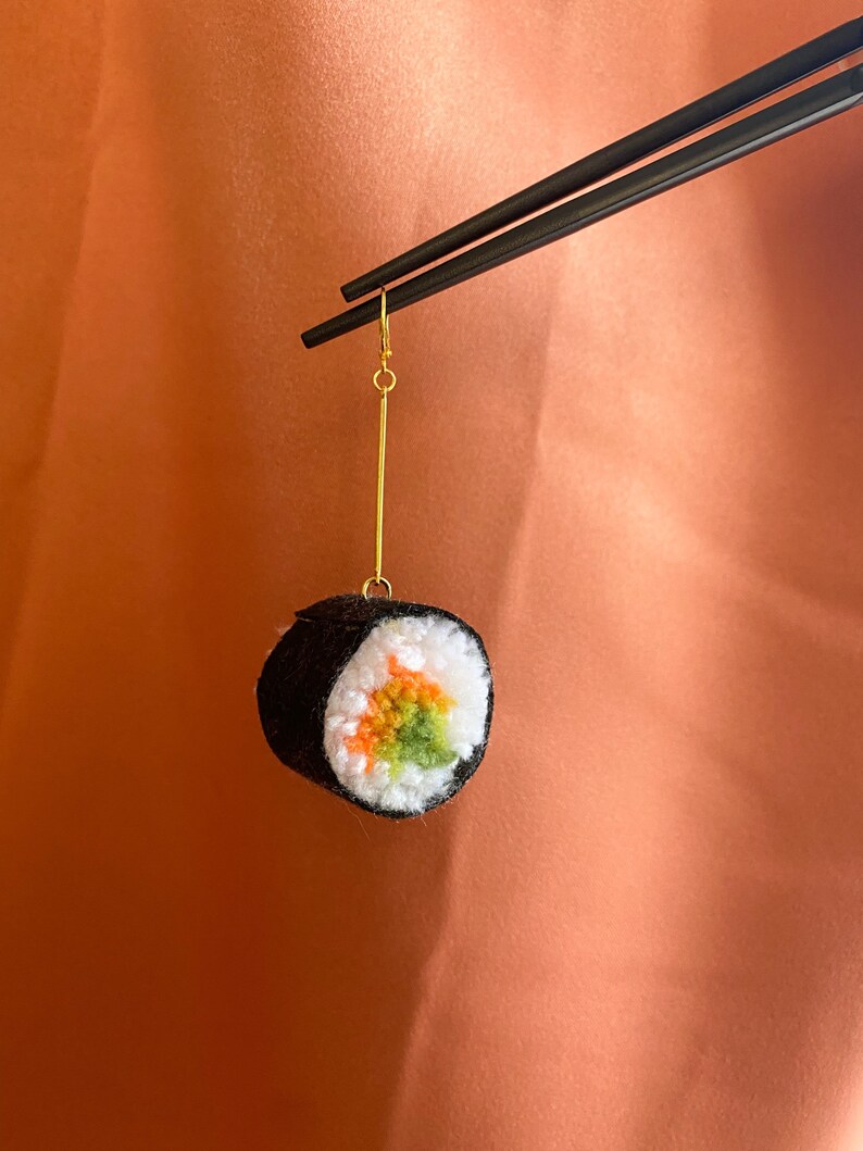 Sushi Roll Pom Poms Single