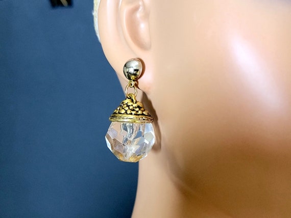 Large crystal teardrop earrings,crystal earrings … - image 7
