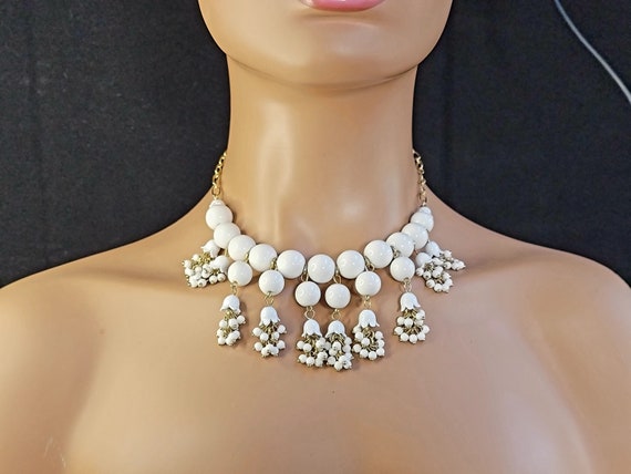 Drop Lily Of The Valley necklace, wedding necklac… - image 9