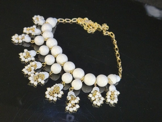 Drop Lily Of The Valley necklace, wedding necklac… - image 6
