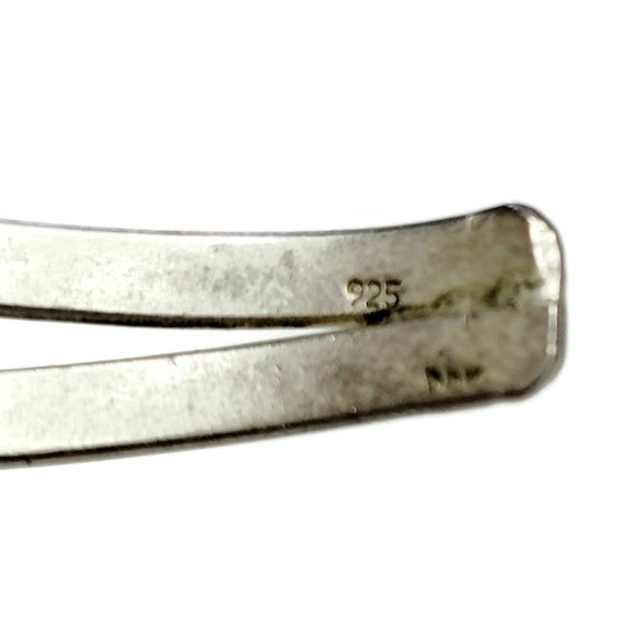 Abalone shell sterling silver cuff bracelet, 925 … - image 10