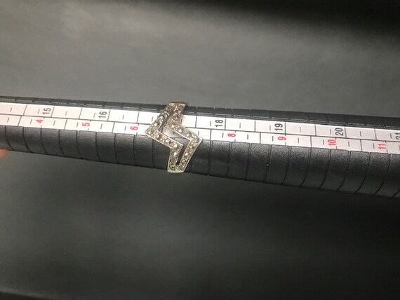 925 Sterling Silver Thin Zig Zag Stacking Ring, C… - image 4