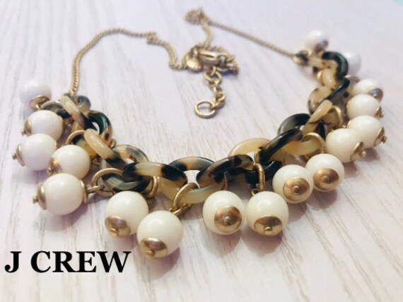 J Crew small pearl drop necklace,Choker collar ne… - image 4