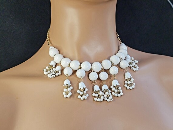 Drop Lily Of The Valley necklace, wedding necklac… - image 7