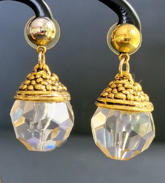 Large crystal teardrop earrings,crystal earrings … - image 6