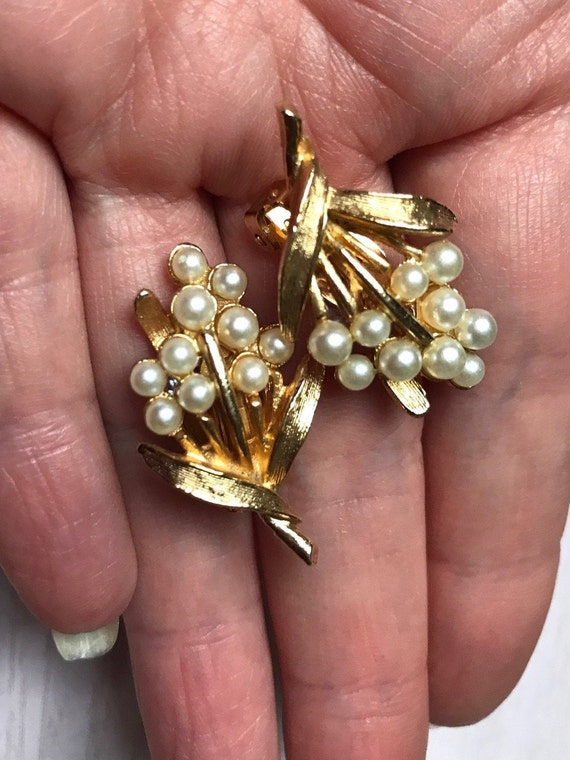 Vintage Gold Flower Citrine Earring Studs Leaves Branch Clip On Climbing  Clip On Earrings Crawler Clip On Earrings Wedding Bride