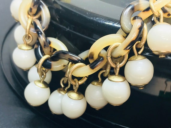 J Crew small pearl drop necklace,Choker collar ne… - image 1