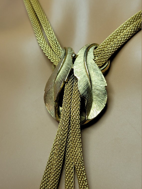 Mash double loop rope chain necklace, unique layer