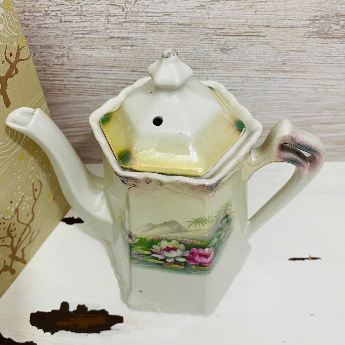 Antique German Teapot by Greiner and Herda Bavaria Early 20th Etsy