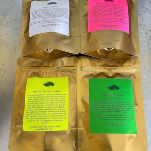 30 day cleanse Lymphatic, Blood, Intracellular and Detox Gut Cleanser 200 capsules per pack