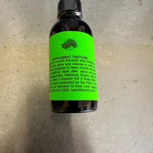 Immune Wellness Herbal Tincture | Wildcrafted Botanical Support, 2 oz Glass Dropper image 3