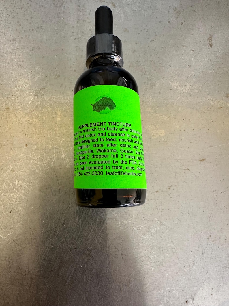 Immune Wellness Herbal Tincture | Wildcrafted Botanical Support, 2 oz Glass Dropper image 3