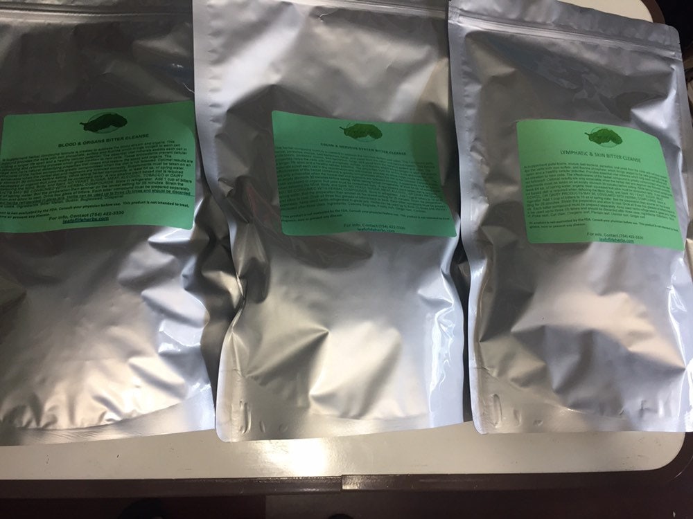 3 Pack Alkaline Bitter Herbal Tea Blend for Cleansing Various Areas of ...