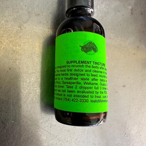 Immune Wellness Herbal Tincture | Wildcrafted Botanical Support, 2 oz Glass Dropper image 2