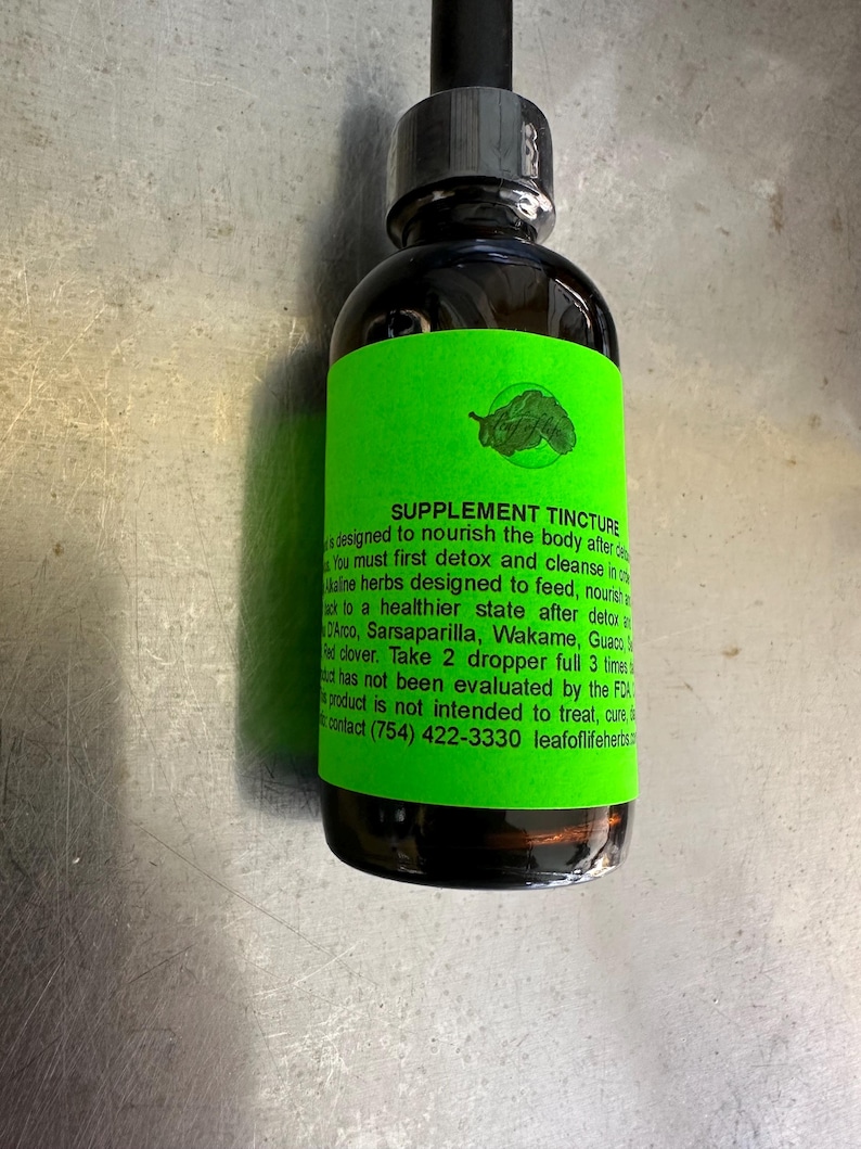 Immune Wellness Herbal Tincture | Wildcrafted Botanical Support, 2 oz Glass Dropper image 2
