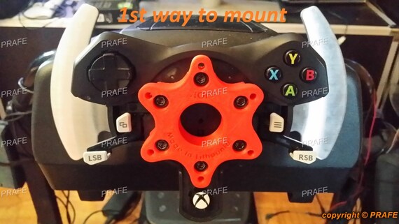 70 MM adapter plate for Logitech G25 G27 steering wheel racing game  modified steering wheel