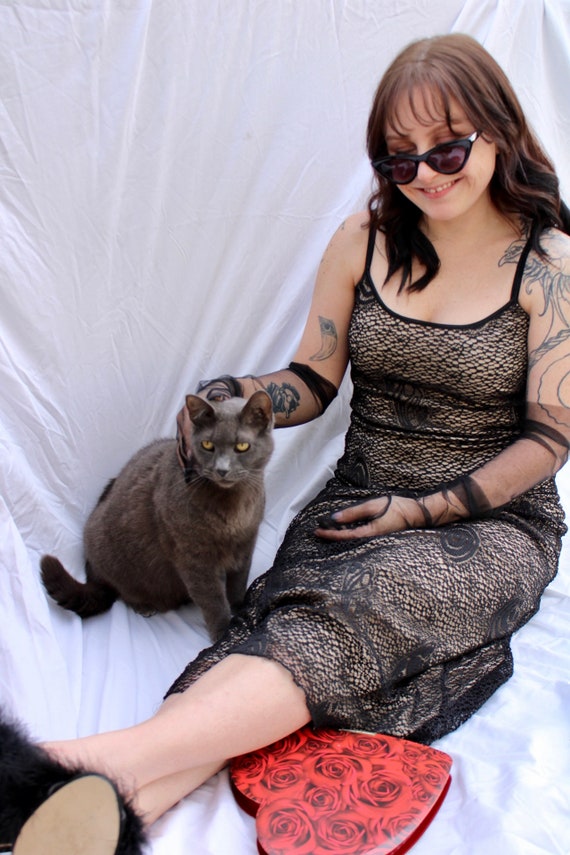 Vintage ISIS Mesh Slip Dress