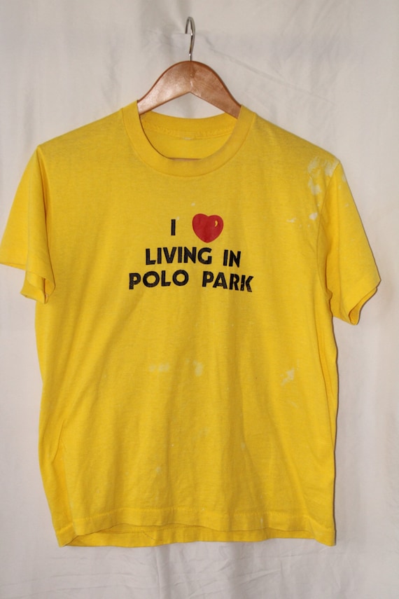 Vintage Single Stitch I Love Living In Polo Park … - image 1