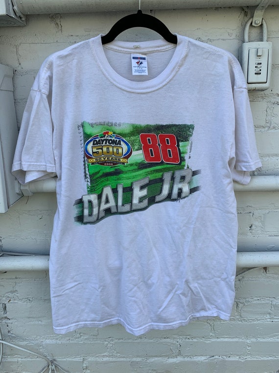Y2K Dale Earnhardt Jr Daytona 500 Graphic Tee - Gem
