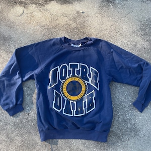 Vintage Notre Dame Crewneck Sweatshirt