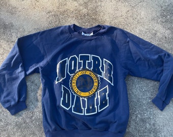 Vintage Notre Dame Crewneck Sweatshirt