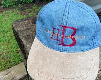 Vintage Embroidered Hampton Beach Baseball Hat