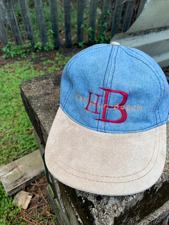 Vintage Embroidered Hampton Beach Baseball Hat