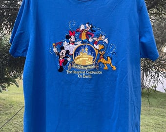 Vintage besticktes Disney T-Shirt