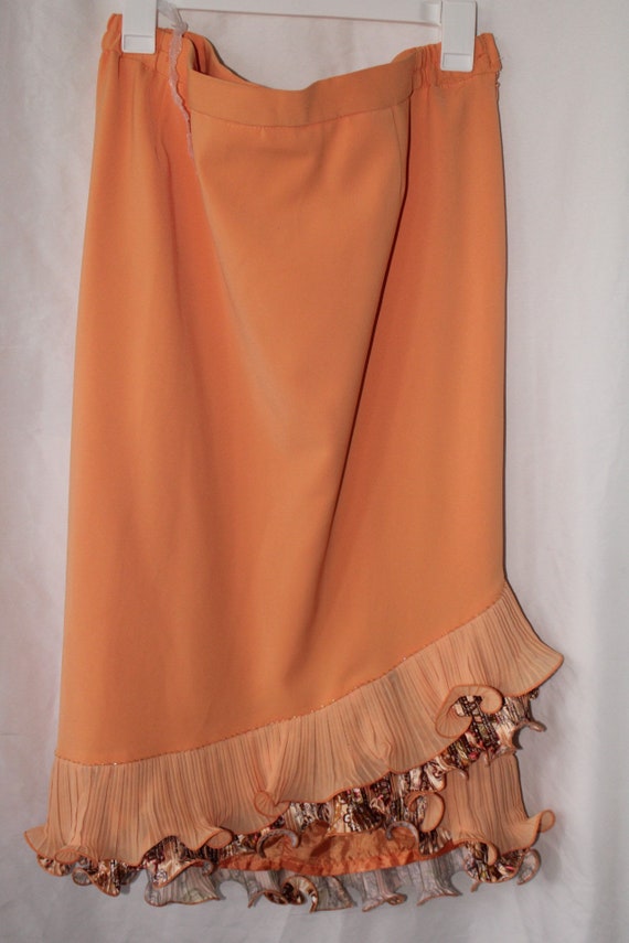 Handmade Midi Ruffle Skirt - image 1