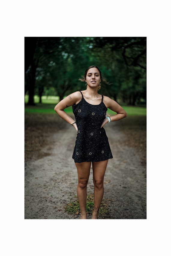 Vintage Beaded Slip Dress