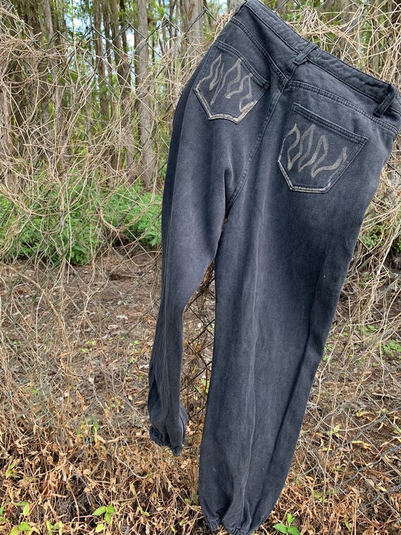 Custom Painted Skeleton Jeans - image 2