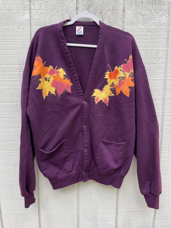 Vintage 80s Fall Sweatshirt Sweater