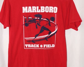 Vintage Marlboro Track and Field Graphic Tee