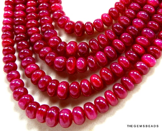 Ruby beads on sale for sale