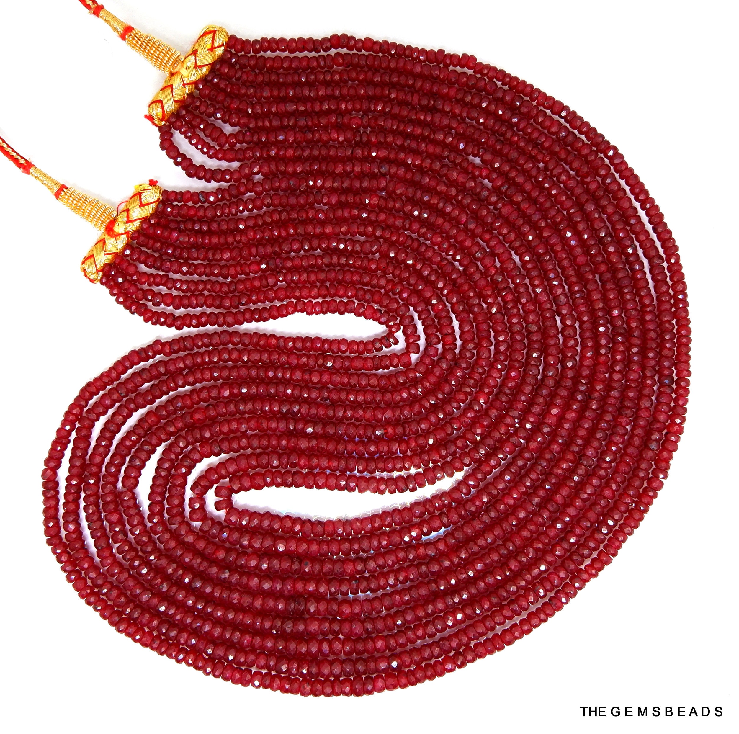 Natural Ruby Beads Nicely Faceted African Ruby Beads 3MM to Etsy